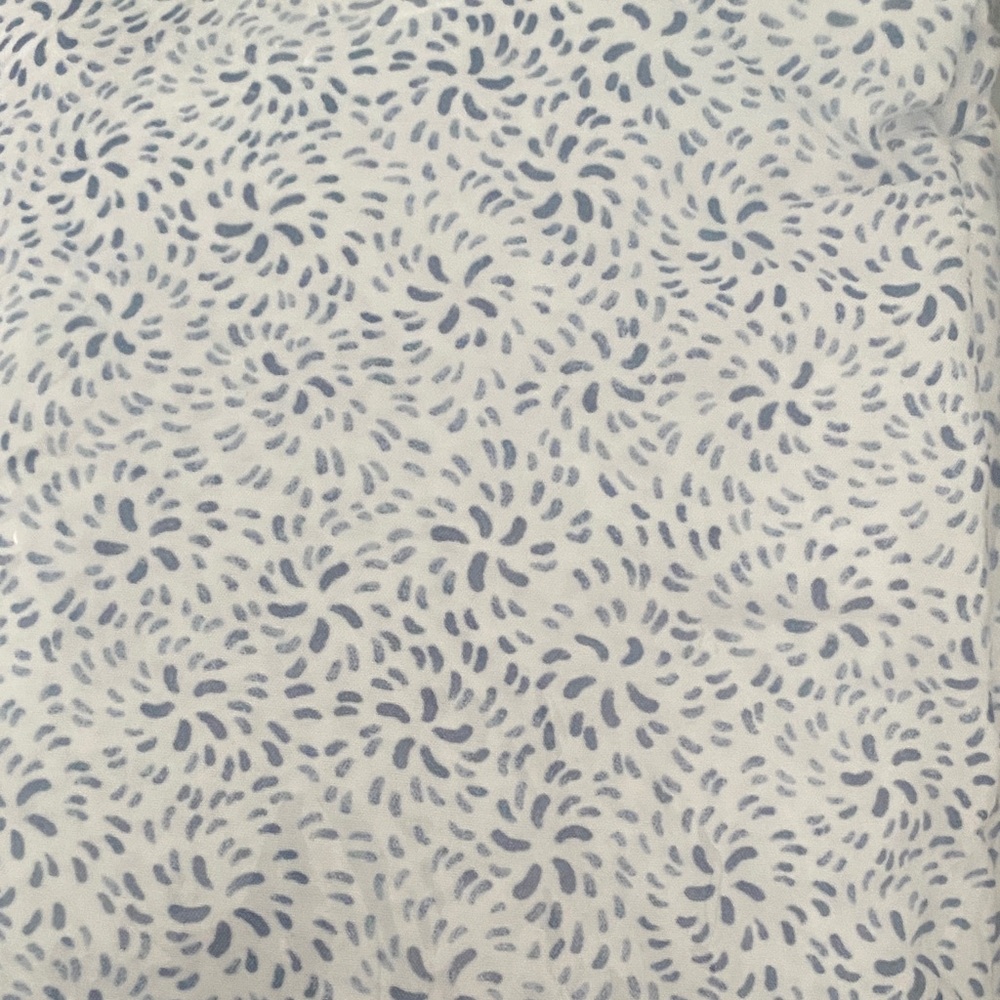 Serene Blue and White Patterned Bedding Sheets